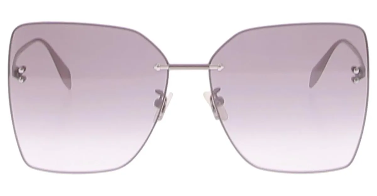 ALEXANDER MCQUEEN Gafas T. Metal Gris 