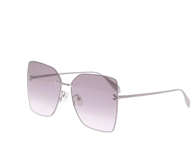 ALEXANDER MCQUEEN Gafas T. Metal Gris 