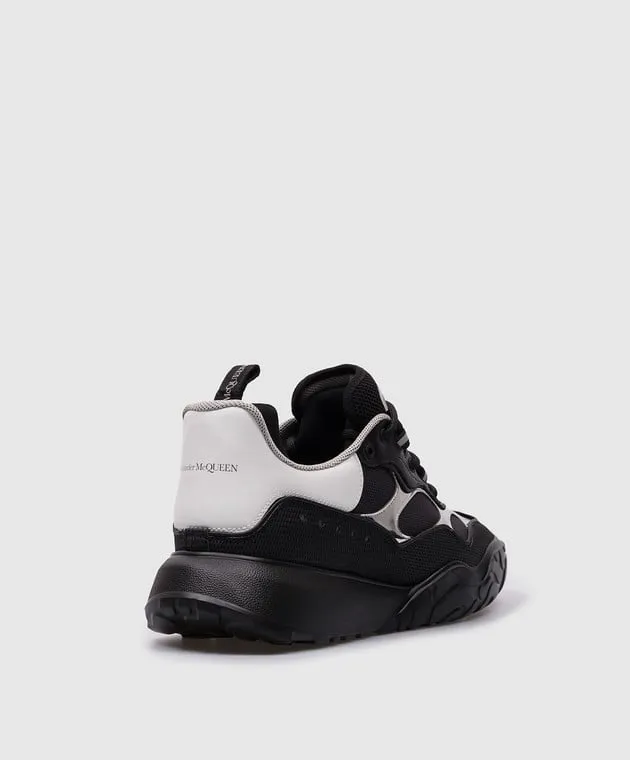 Alexander McQueen NCE logo combo sneakers in black