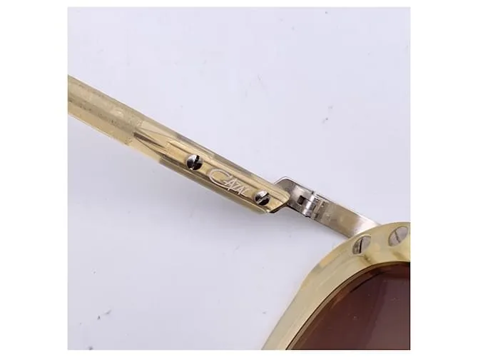 Autre Marque Gafas de Sol Vintage Beige mod. 113 Columna. 82 52/16 130 MM 