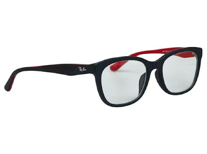 Autre Marque Ray-Ban Plástico 54□19 145 Gafas Wellington RB5331-RE 5503 En GRAN estado Negro 