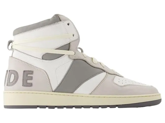 Autre Marque Rhecess Hi Sneakers - Rhude - Cuero - Blanco/Gris 