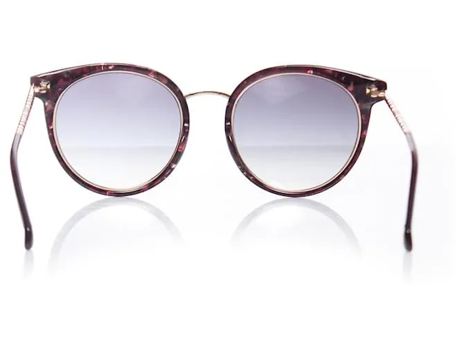 Balmain Balmaın, Gafas de sol rojas de gran tamaño. 