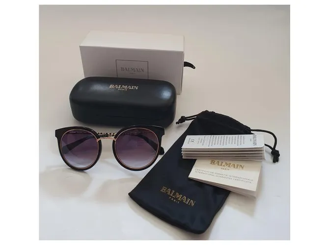 Balmain Gafas de sol Negro 