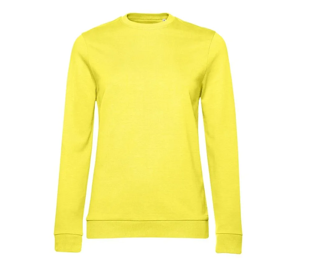 B&C BCW02W - Sudadera cuello redondo - Solar Yellow