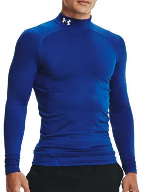 Camiseta de manga larga Under UA CG Armour Comp Mock-BLU