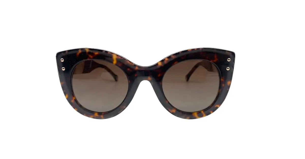 CAROLINA HERRERA Gafas de Sol T.  el plastico Castaño 