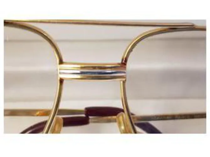 Cartier Gafas de sol modelo piloto Dorado 