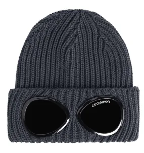 C.P. COMPANY GOGGLE BEANIE FORGEED IRON