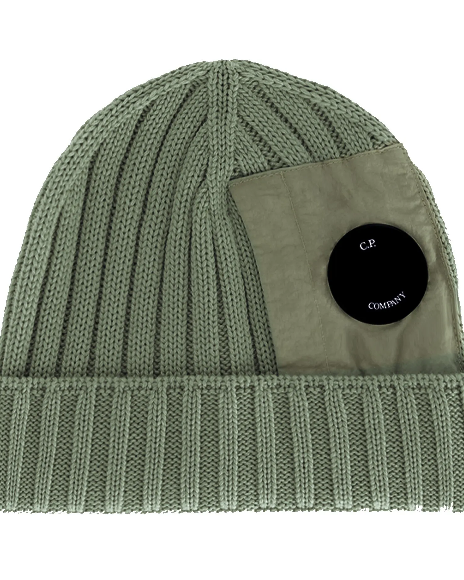 C.P. COMPANY UTILITY BEANIE STONE GREY