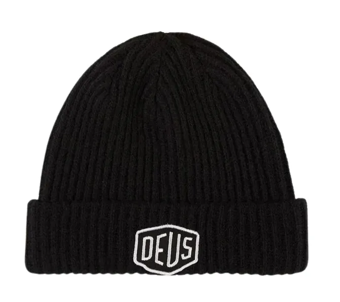 DEUS EX MACHINA SHIELD BEANIE BLACK