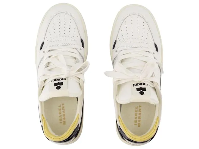 Emree Sneakers - Isabel Marant - Cuero - Amarillo 