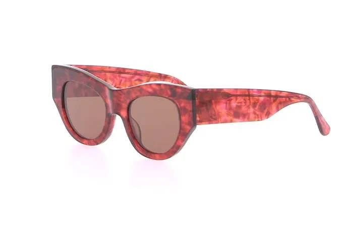 J.CREW Gafas de sol T.  el plastico Roja 