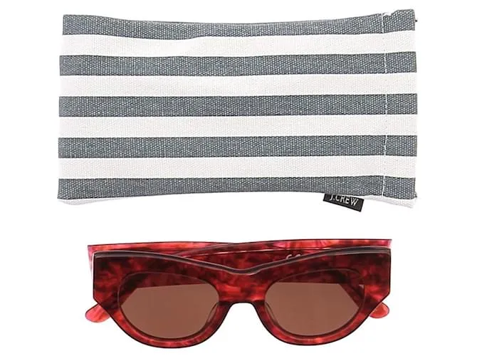 J.CREW Gafas de sol T.  el plastico Roja 