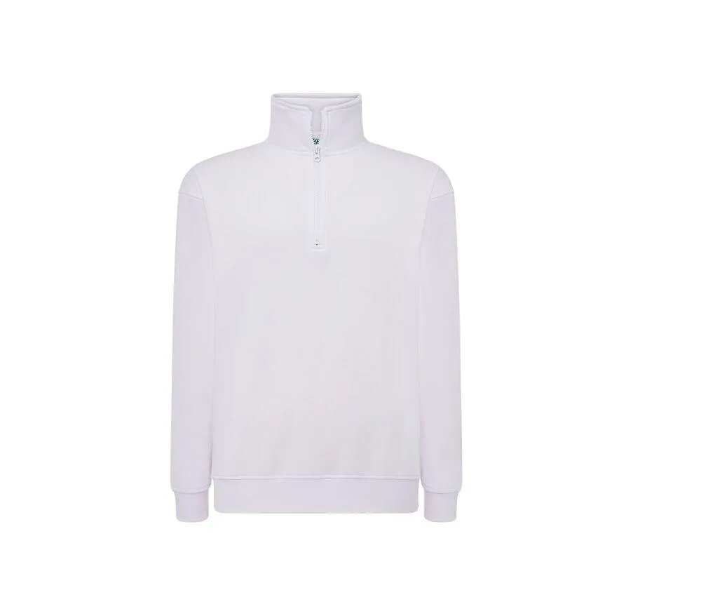 JHK JK298 - Sudadera cremallera cuello JK298 - White