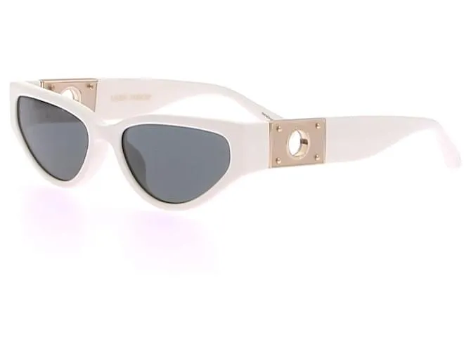 LINDA FARROW Gafas de sol T.  el plastico Blanco 