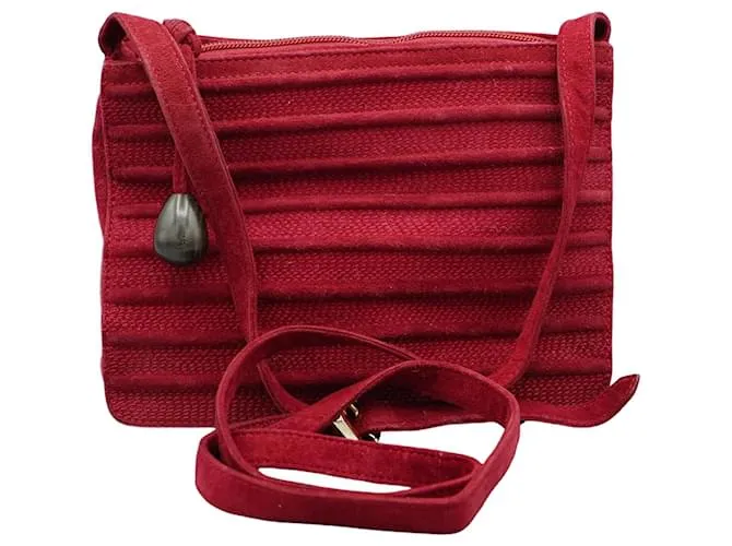 Loewe Badolera de Ante Rojo Vintage Roja 