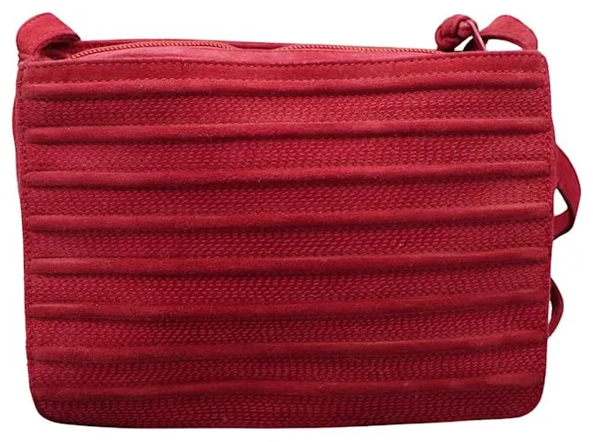 Loewe Badolera de Ante Rojo Vintage Roja 