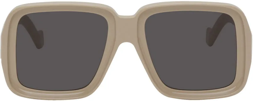 Loewe Beige Paula's Ibiza Dive Sunglasses