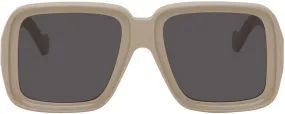 Loewe Beige Paula's Ibiza Dive Sunglasses