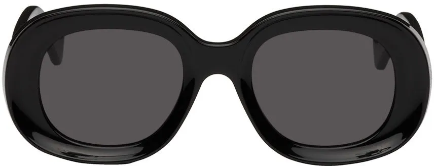 Loewe Black Oval Sunglasses