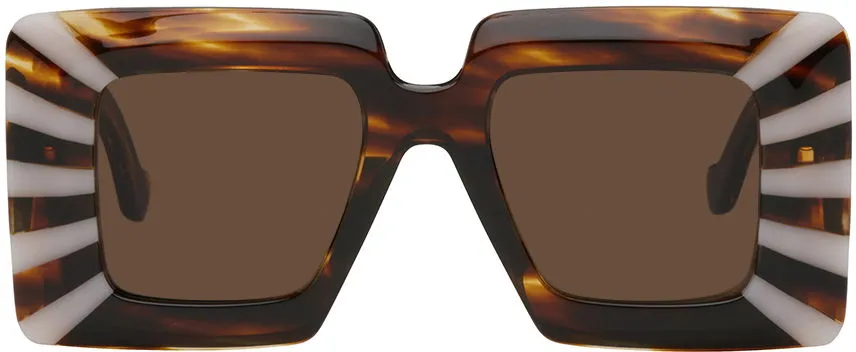 Loewe Brown Square Sunglasses