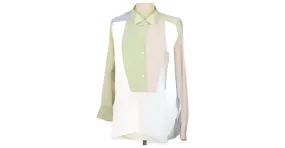 Loewe Camisa de patchwork asimétrica multicolor 