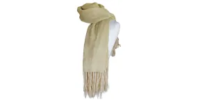 Loewe Foulard Beige con Flecos 