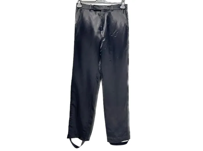 LOEWE Pantalón T.fr 46 Seda Negro 