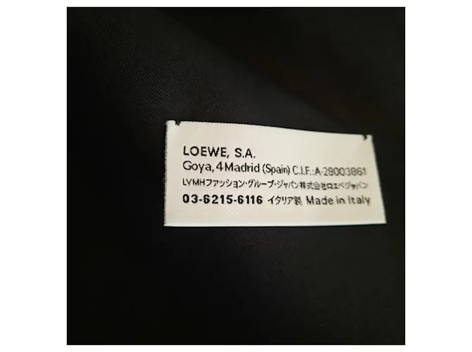 LOEWE PARÍS MADRID - 140X140 CM - 100% Soie Negro 