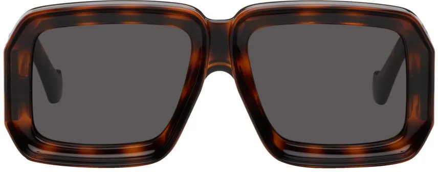 Loewe Tortoiseshell Paula's Ibiza Diving Mask Sunglasses