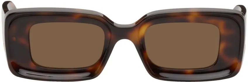 Loewe Tortoiseshell Rectangular Sunglasses