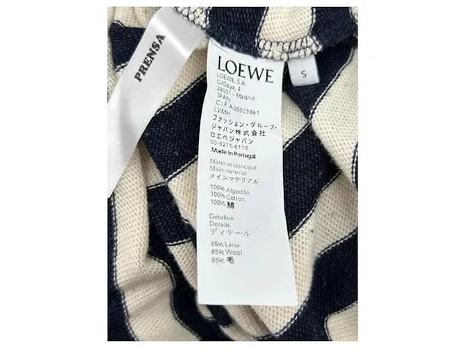 LOEWE Vestidos T.Cachemira S internacional Azul marino 