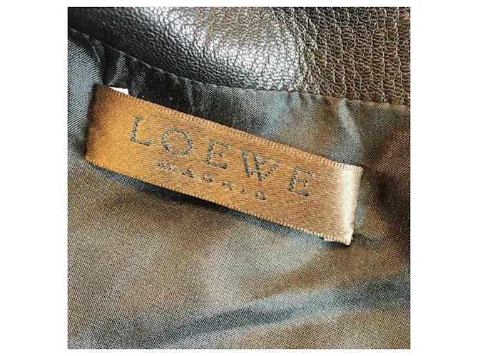 LOEWE Vestidos T.fr 38 ante Negro 