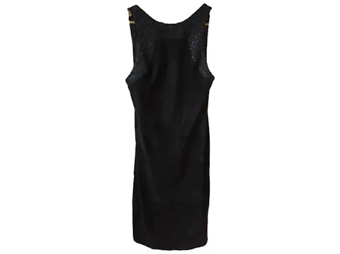 LOEWE Vestidos T.fr 38 ante Negro 