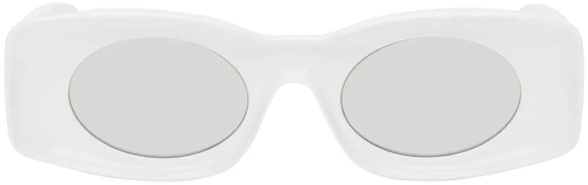 Loewe White Paula's Ibiza Sunglasses