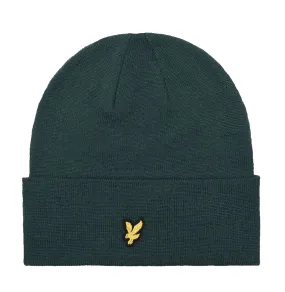 LYLE & SCOTT BEANIE ARGYLE TEAL