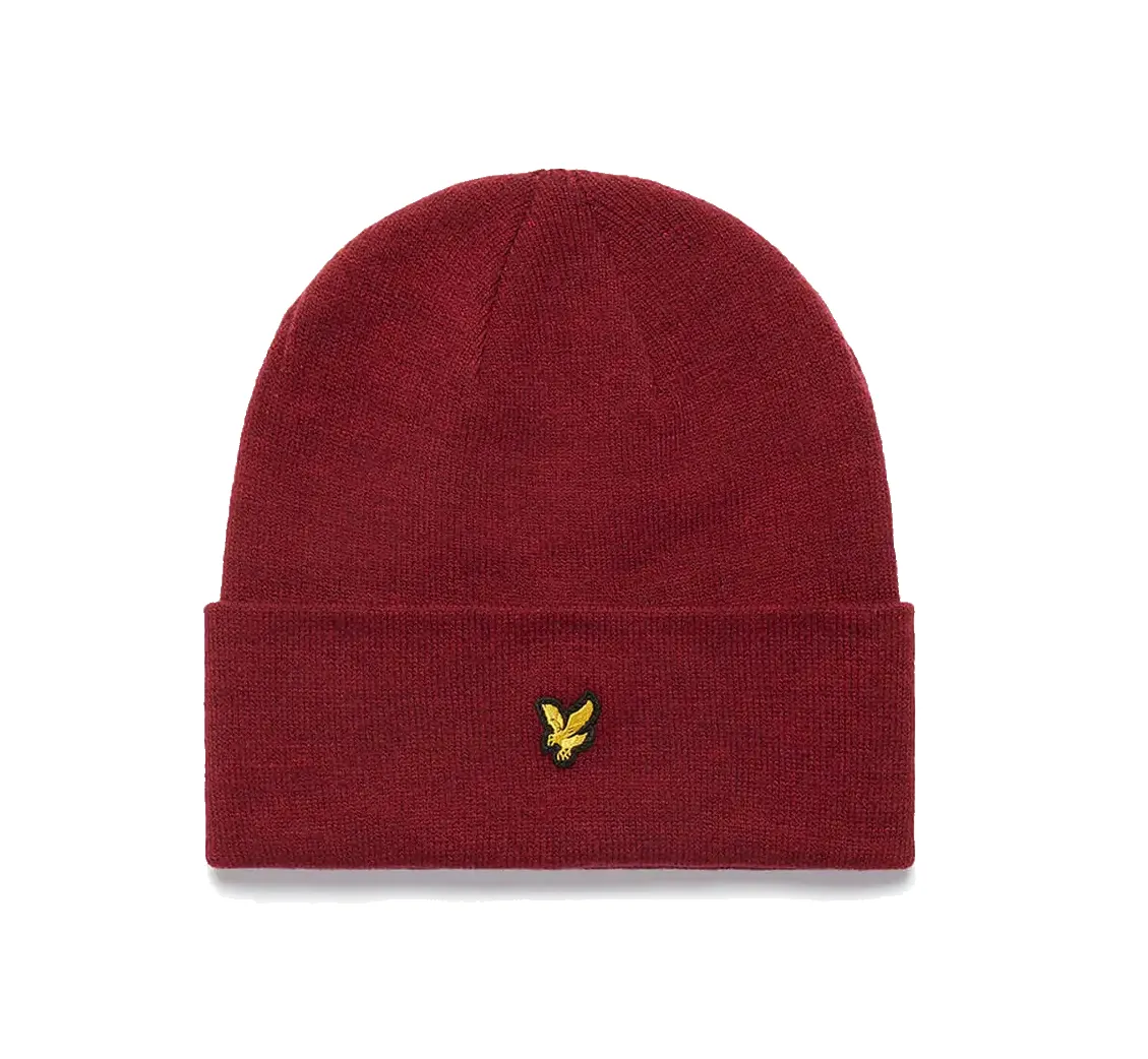 LYLE & SCOTT BEANIE BURGUNDY