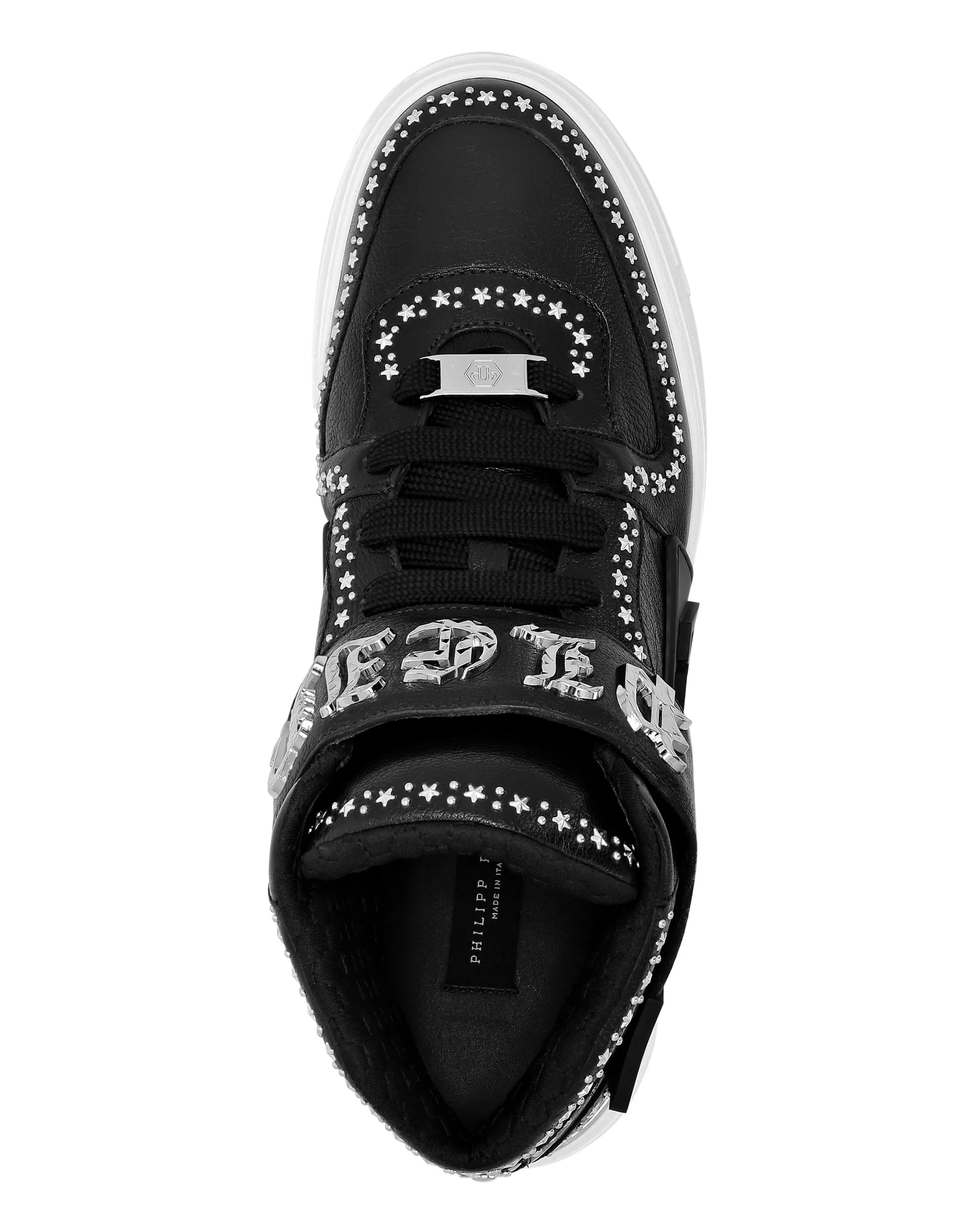 Nappa Leather  Mid-Top Sneakers Gothic Plein