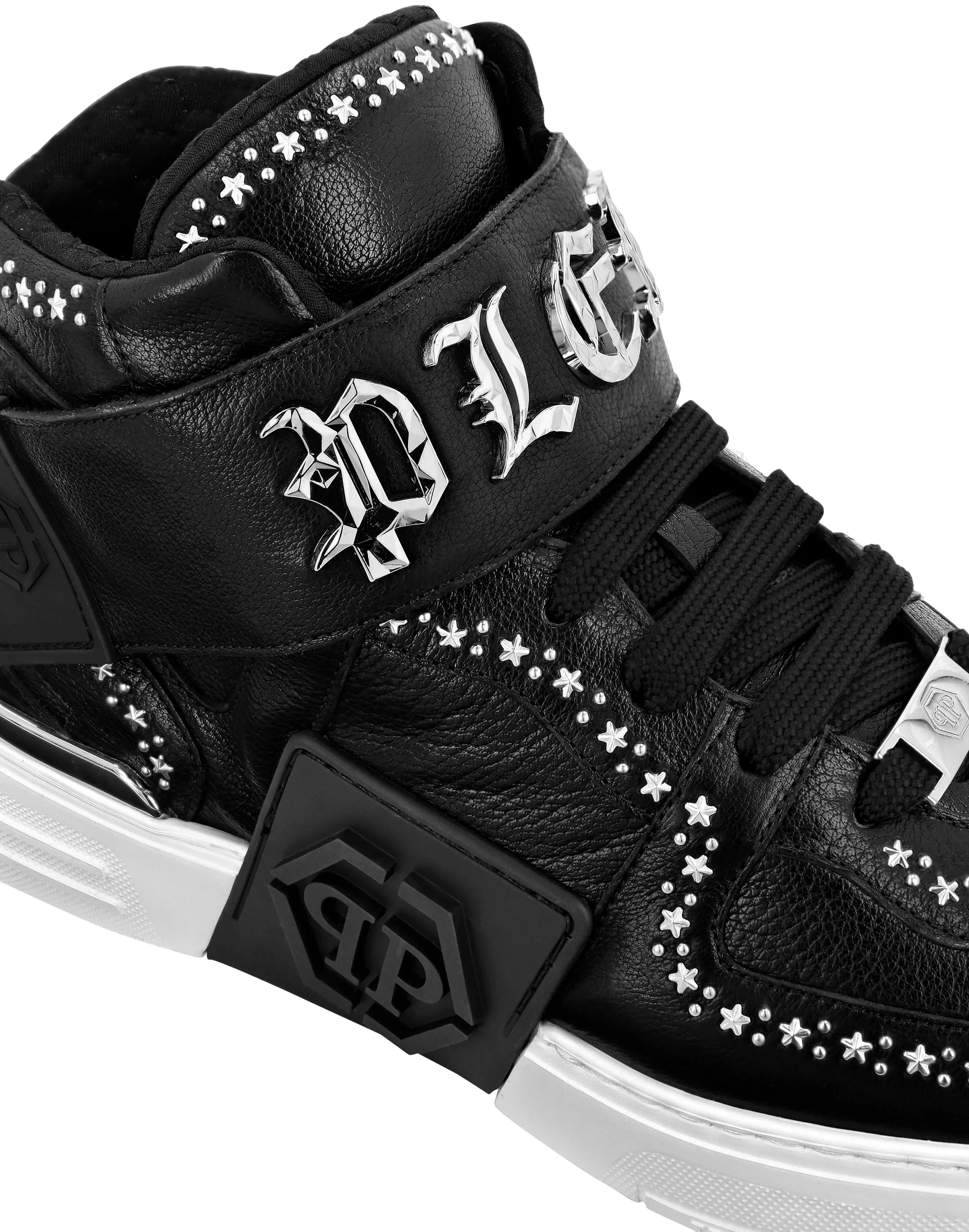 Nappa Leather  Mid-Top Sneakers Gothic Plein