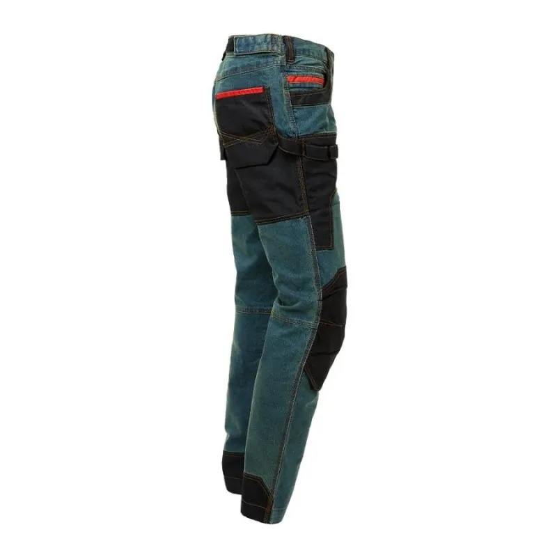 PANTALON VAQUERO U-POWER PLATINUM BUTTOM