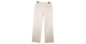 Pantalón Loewe Algodón Blanco Costuras delanteras y traseras Pantalones 