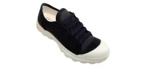 Pedro Garcia Black Satin Valeria Sneakers Negro 