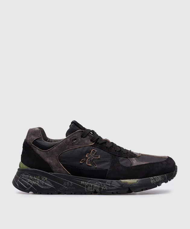 Premiata Black combined MASE sneakers