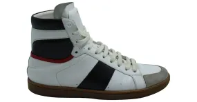 Saint Laurent Classic SL High-Top Leather Sneakers in Blanco Sneakers 