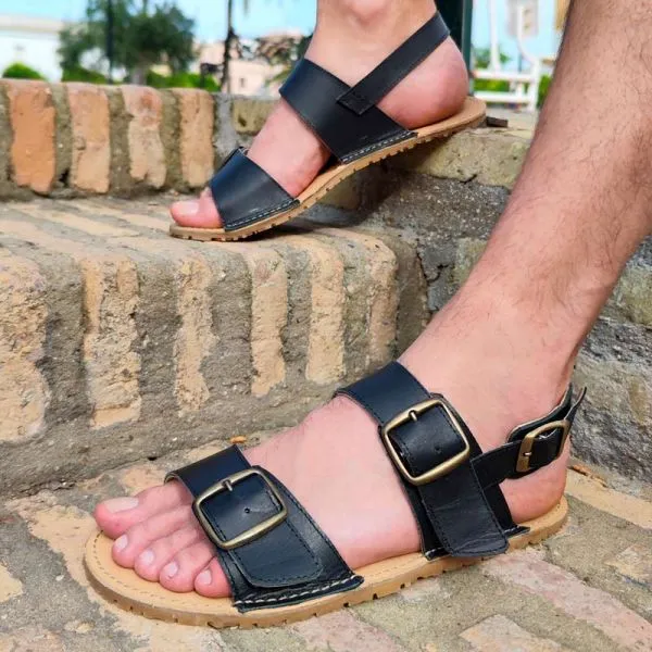 Sandalias ZaUri Ulises - Obsidian