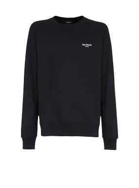 Sudadera con el logotipo de Balmain Paris serigrafiado