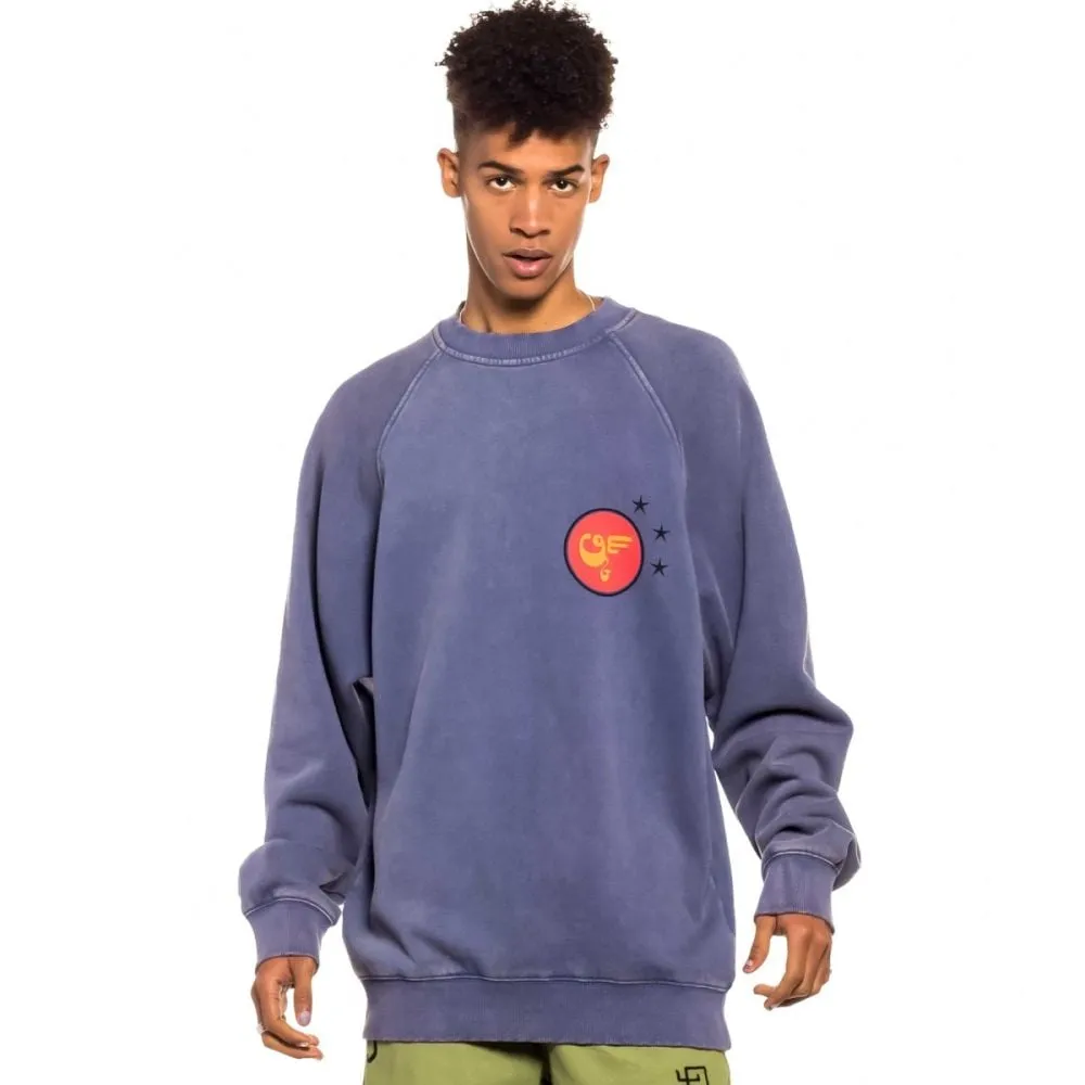 Sudadera Grimey "GLORIFIED" Crewneck - Washed Blue | Spring 22