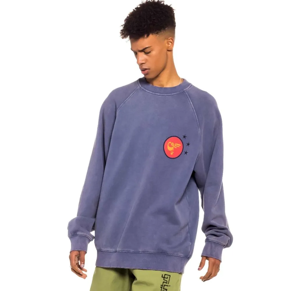 Sudadera Grimey "GLORIFIED" Crewneck - Washed Blue | Spring 22