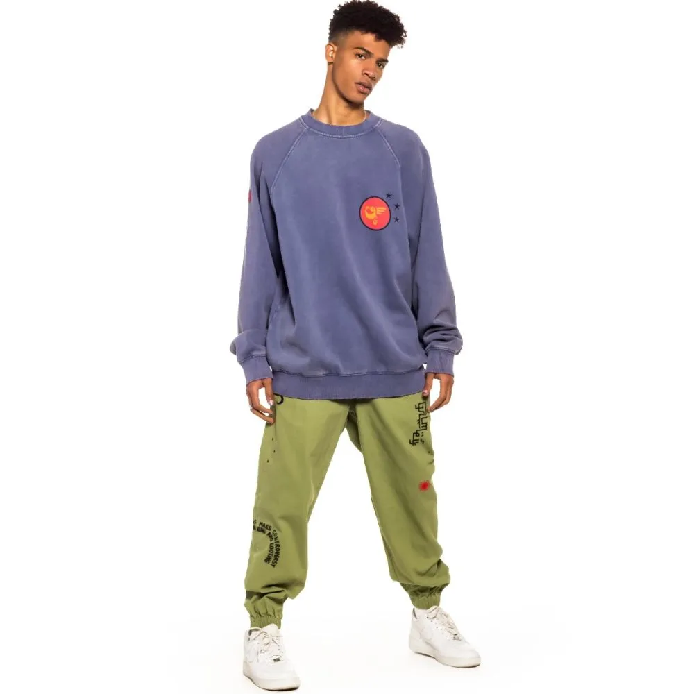 Sudadera Grimey "GLORIFIED" Crewneck - Washed Blue | Spring 22